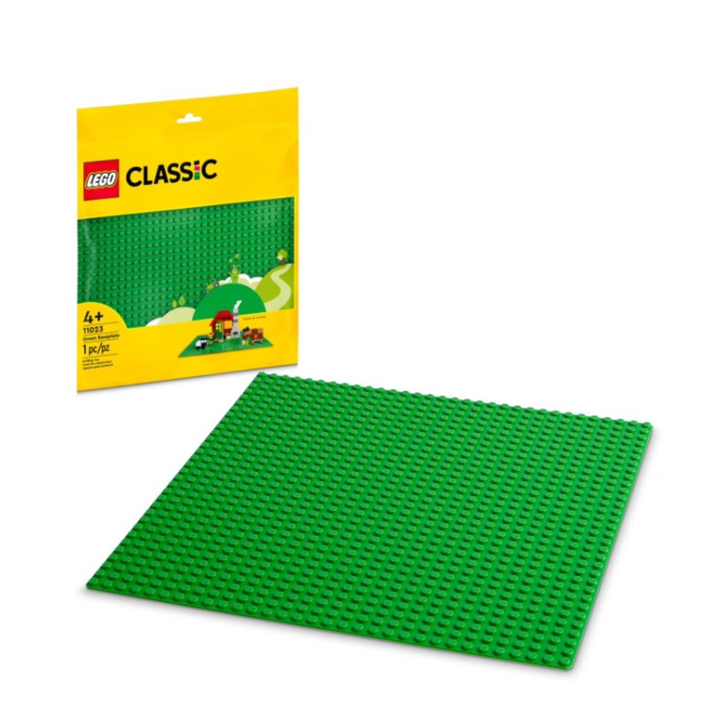 LEGO Classic Green Baseplate 9.5" x 9.5" (32 x 32 stud) (Set of 3)